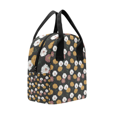 Daisy Pattern Print Design DS04 Insulated Lunch Bag