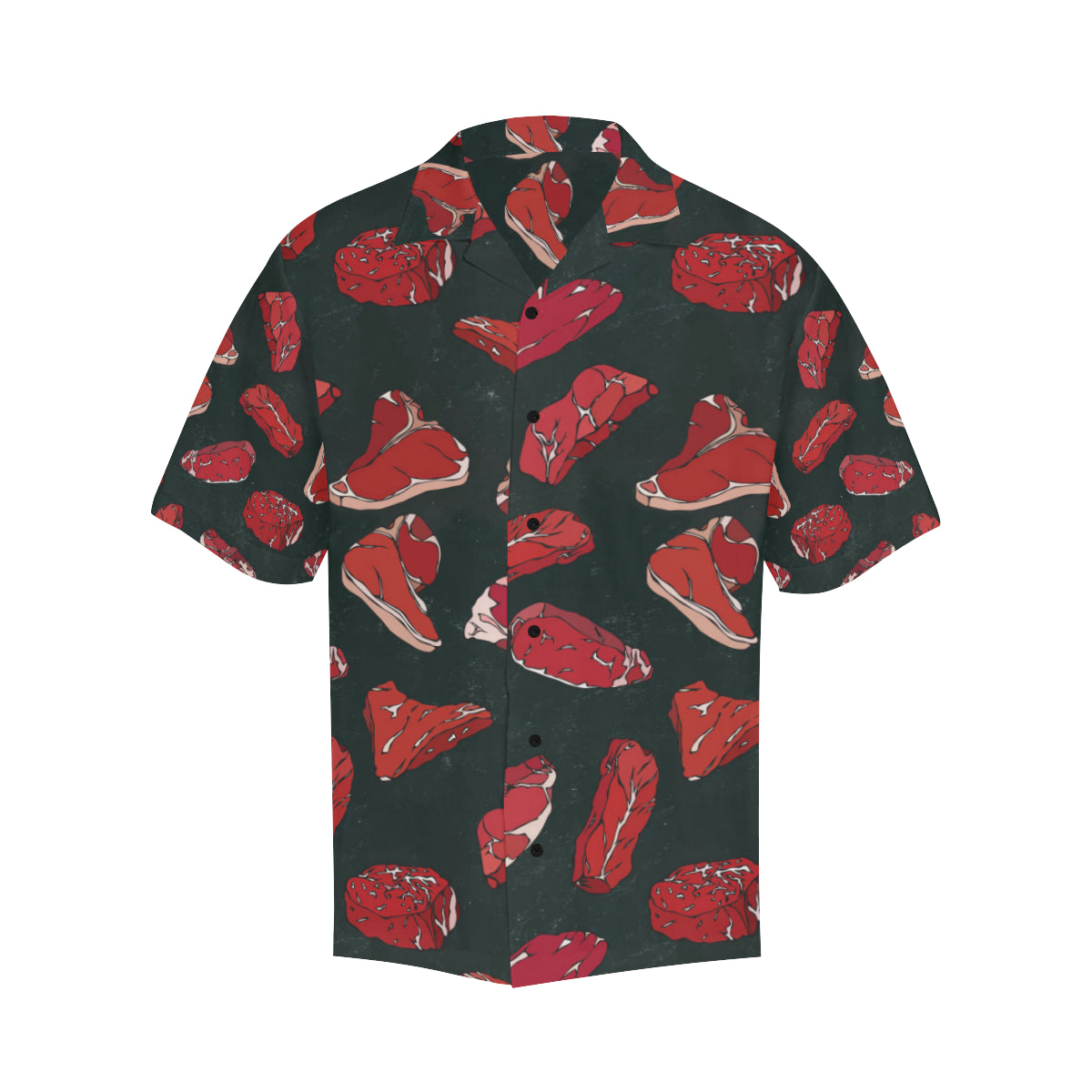 Meat Pattern Print Design 01 Men's Hawaiian Shirt