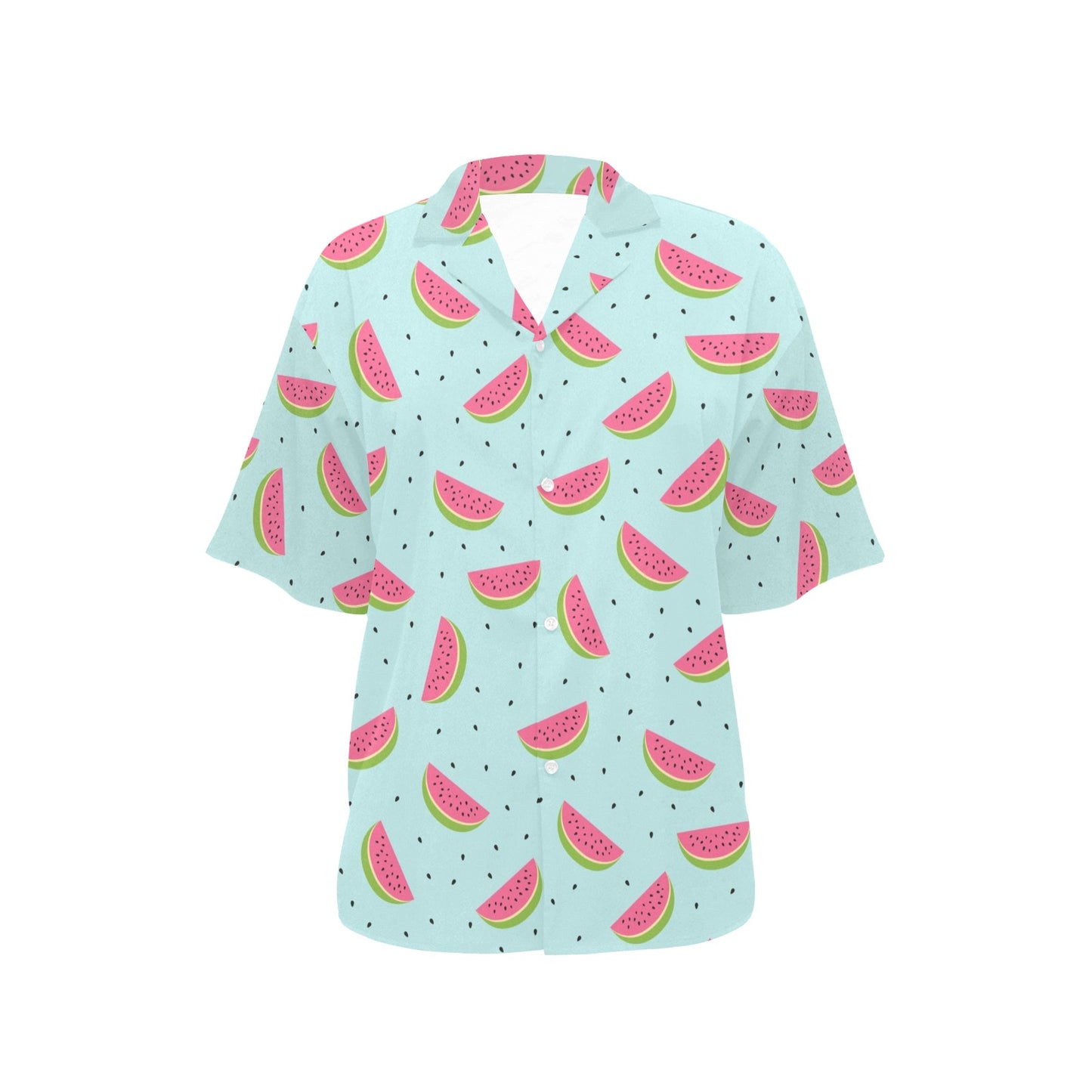 Watermelon Pattern Print Design WM06 Women's Hawaiian Shirt