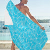 Swimming Pool Texture Print Design LKS301 Beach Towel 32" x 71"