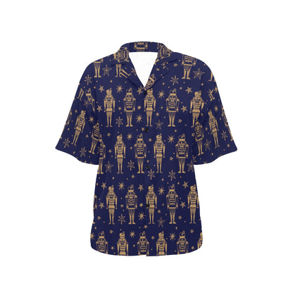 Nutcracker Pattern Print Design A05 Women's Hawaiian Shirt