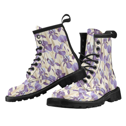 Iris Pattern Print Design IR02 Women's Boots