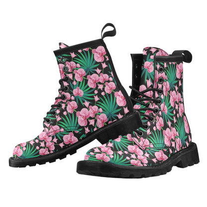 Orchid Pink Pattern Print Design OR06 Women's Boots