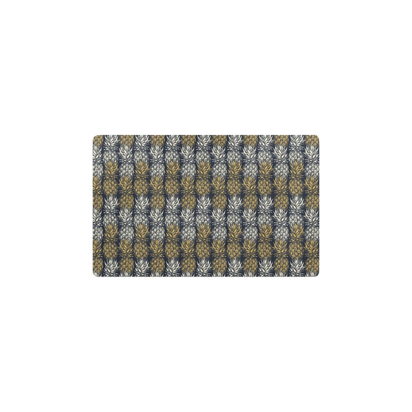 Pineapple Print Design Pattern Kitchen Mat