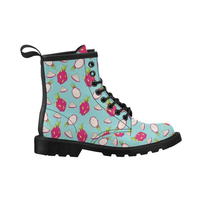Dragonfruit Pattern Print Design DF01 Women's Boots