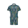 Anchor Pattern Print Design 03 Men's Romper