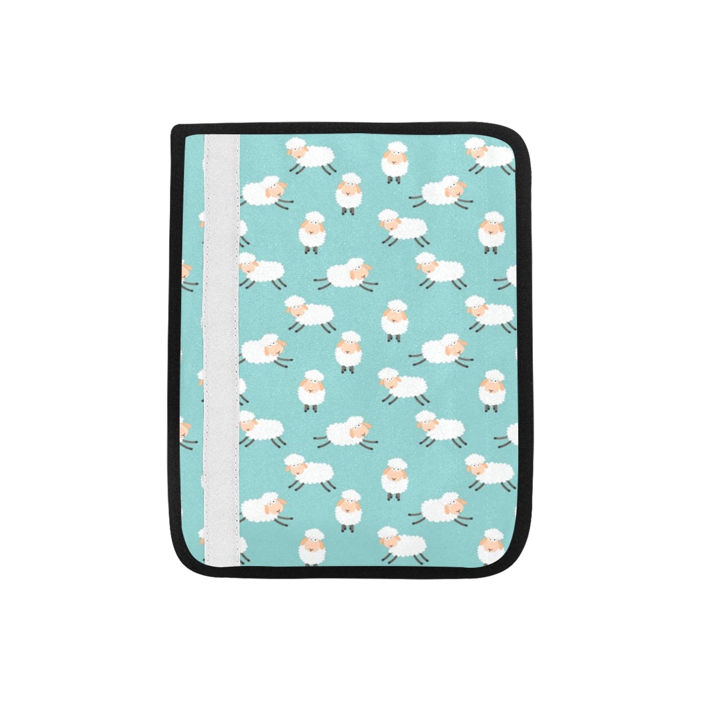 Sheep Print Design LKS406 Car Seat Belt Cover