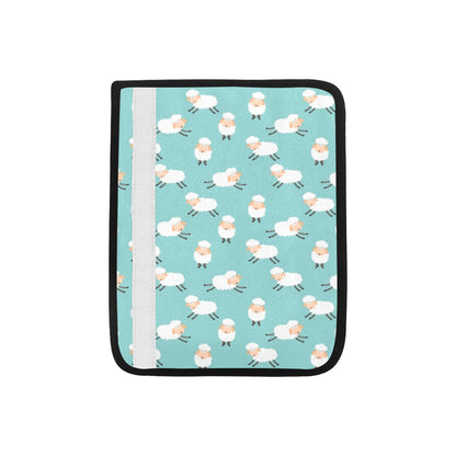 Sheep Print Design LKS406 Car Seat Belt Cover