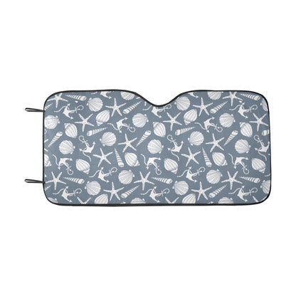 Seashell Print Design LKS306 Car front Windshield Sun Shade