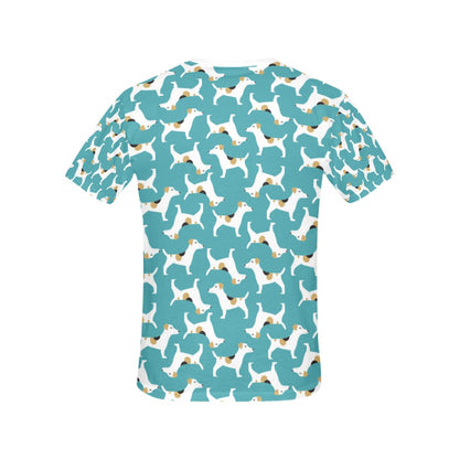 Russell Terriers Print Design LKS301 Women's  T-shirt