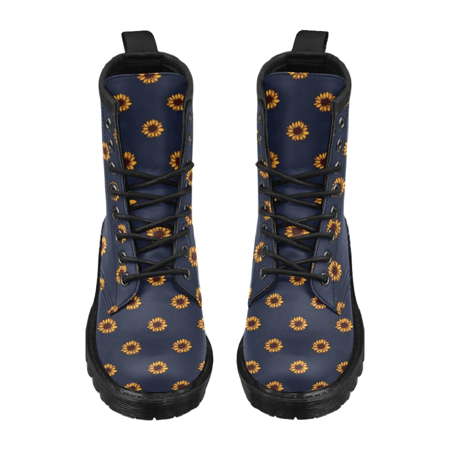 Sunflower Print Design LKS304 Women's Boots