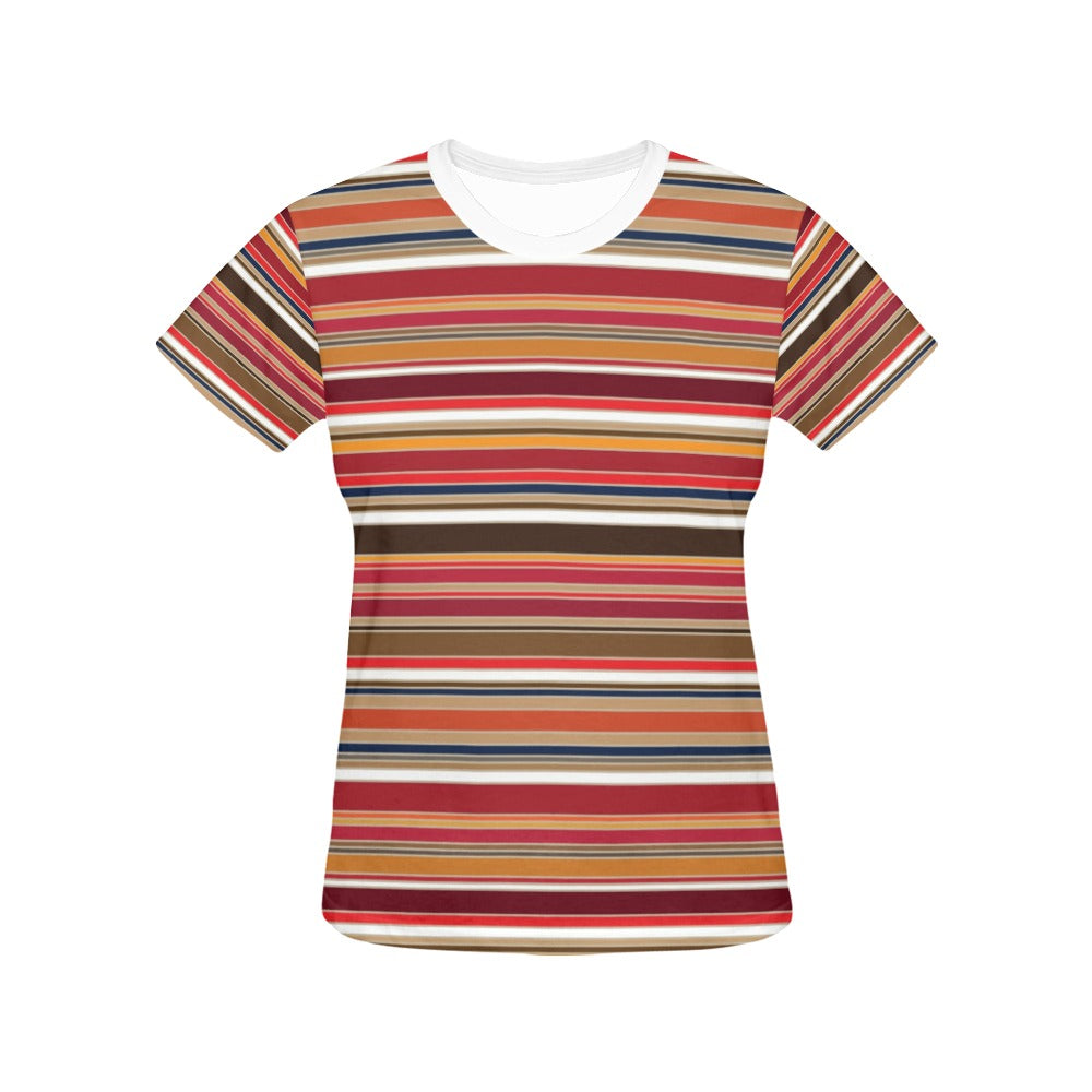 Serape Print Design LKS301 Women's  T-shirt