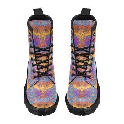 Gold Elephant Indian Women's Boots