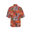 African Print Pattern Women's Hawaiian Shirt