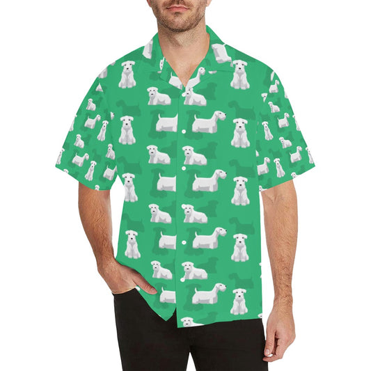Sealyham Terriers Print Design LKS301 Men's Hawaiian Shirt