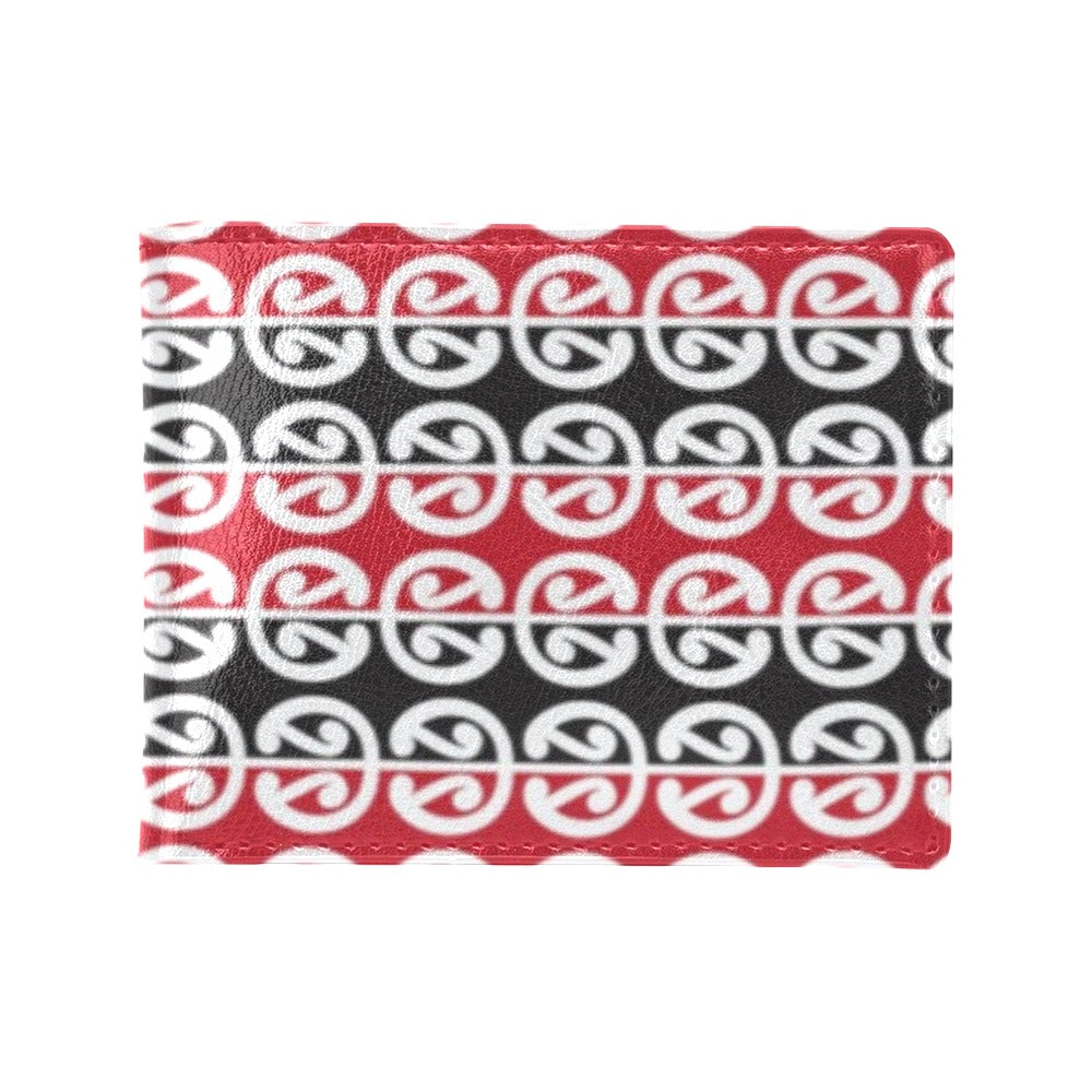 Maori Classic Themed Design Print Men's ID Card Wallet