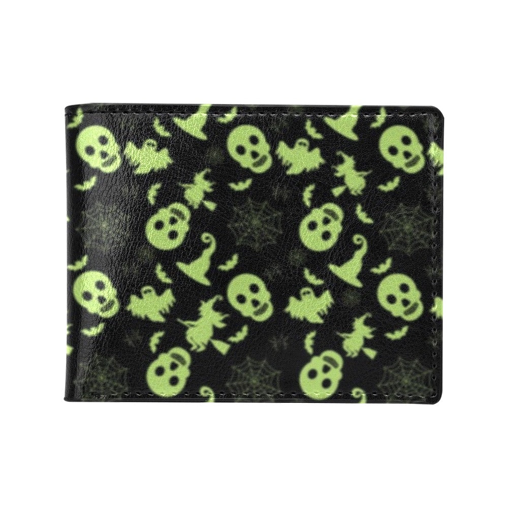 Witch Halloween Print Design LKS306 Men's ID Card Wallet
