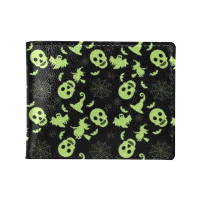 Witch Halloween Print Design LKS306 Men's ID Card Wallet