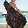 Spider Web Print Design LKS306 Beach Towel 32" x 71"