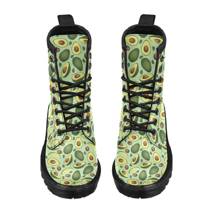 Avocado Pattern Print Design AC01 Women's Boots