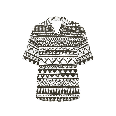 Hand draw Tribal Aztec Women's Hawaiian Shirt