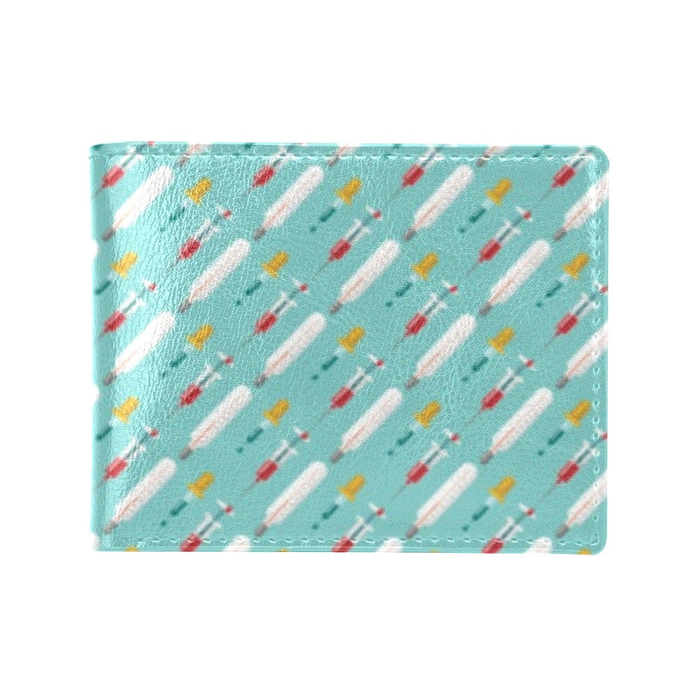 Phlebotomist Medical Print Men's ID Card Wallet