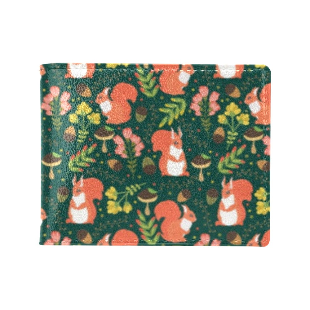 Squirrel Print Design LKS302 Men's ID Card Wallet