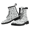 Skeleton Music Player Print Design LKS303 Women's Boots