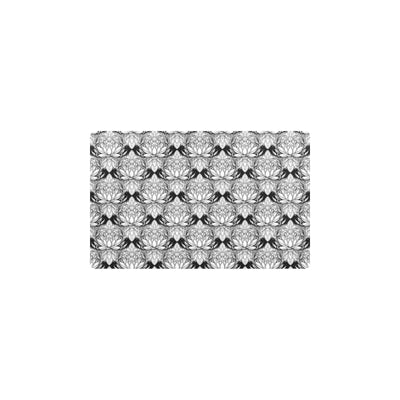 Lotus Mandala Print Pattern Kitchen Mat