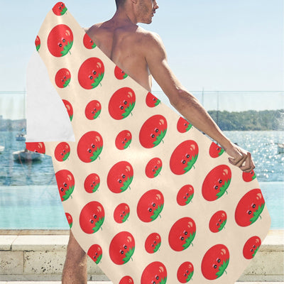 Tomato Print Design LKS308 Beach Towel 32" x 71"