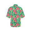 Red Hibiscus Pattern Print Design HB019 Women's Hawaiian Shirt