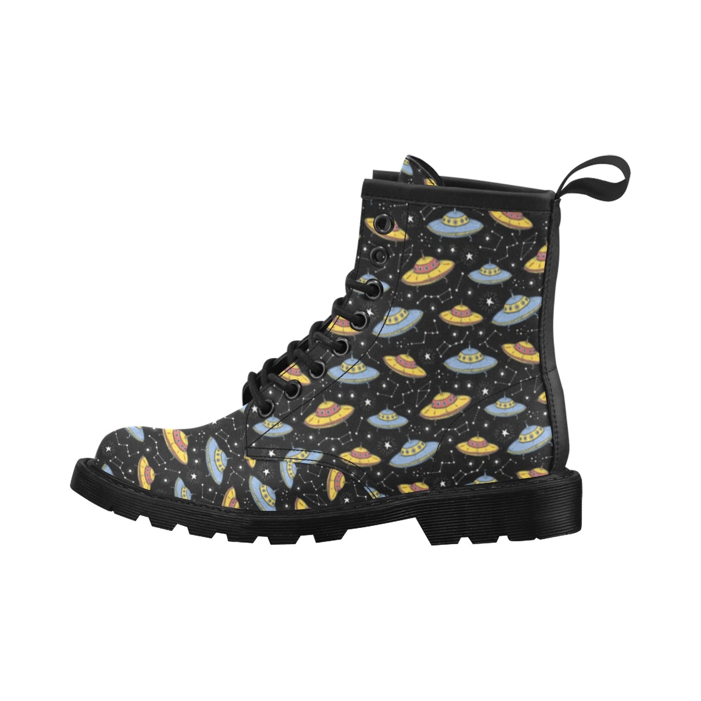 UFO Print Design LKS307 Women's Boots