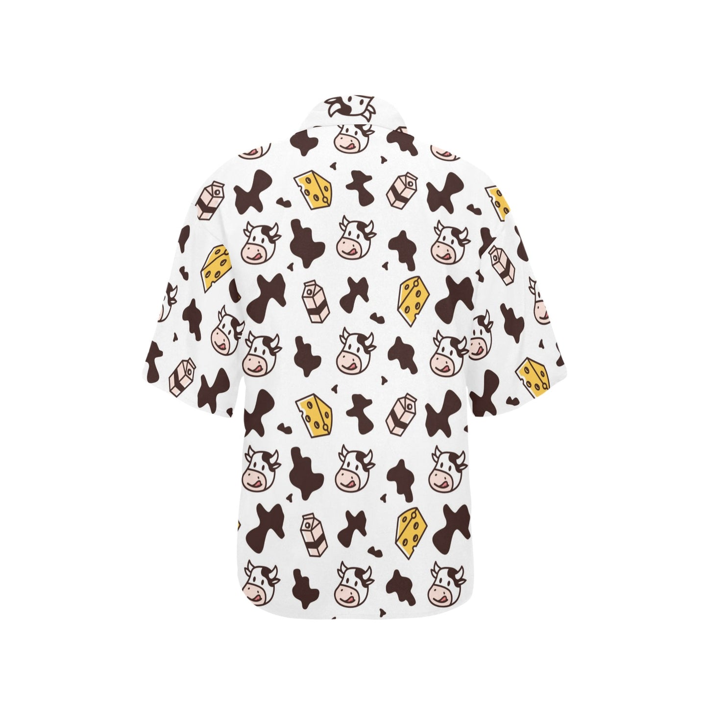 Cow Pattern Print Design 06 Women's Hawaiian Shirt