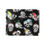 Skull Print Design LKS3013 Men's ID Card Wallet