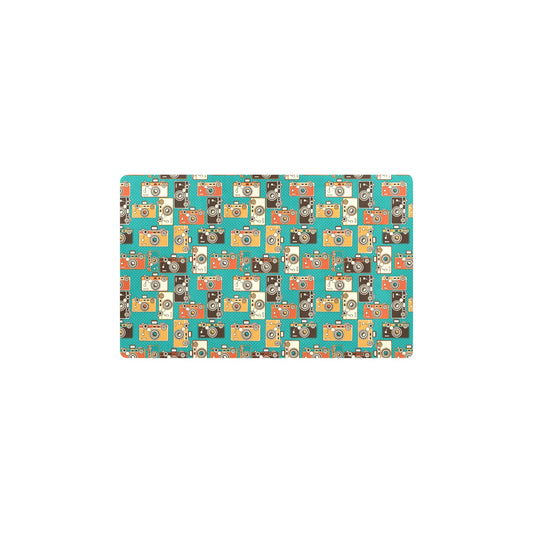 Camera Pattern Print Design 02 Kitchen Mat