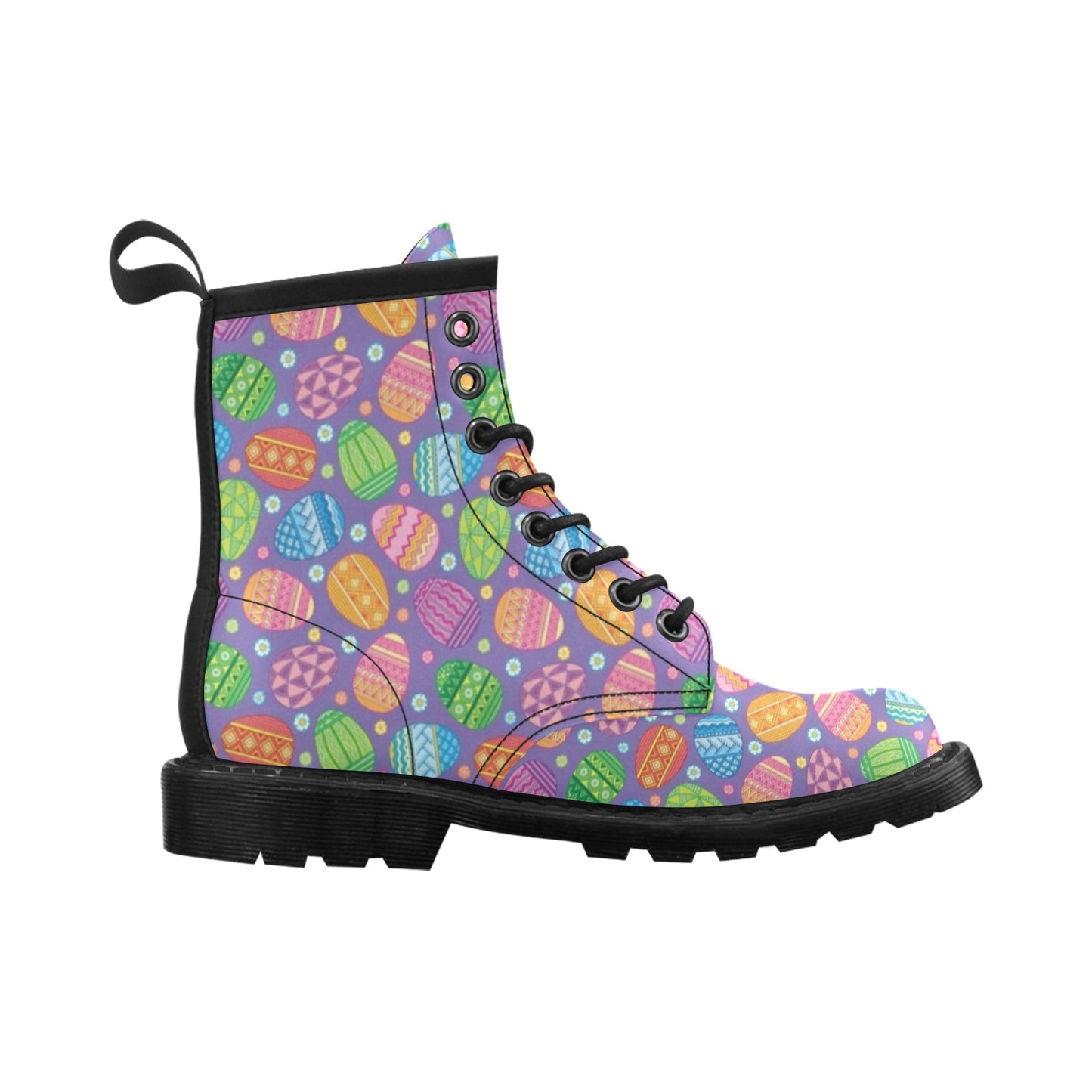 Easter Eggs Pattern Print Design RB010 Women's Boots