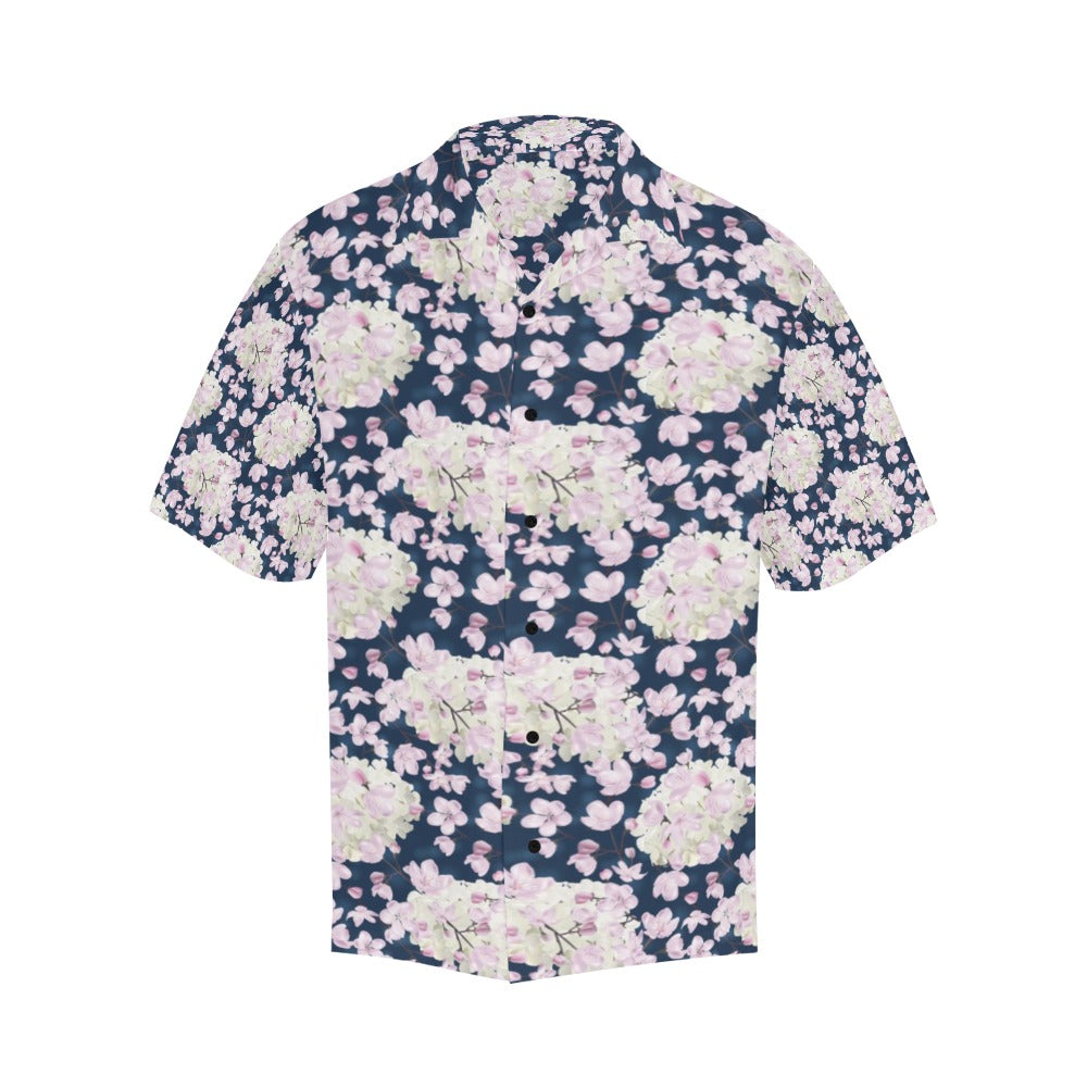 Sakura Print Design LKS305 Men's Hawaiian Shirt
