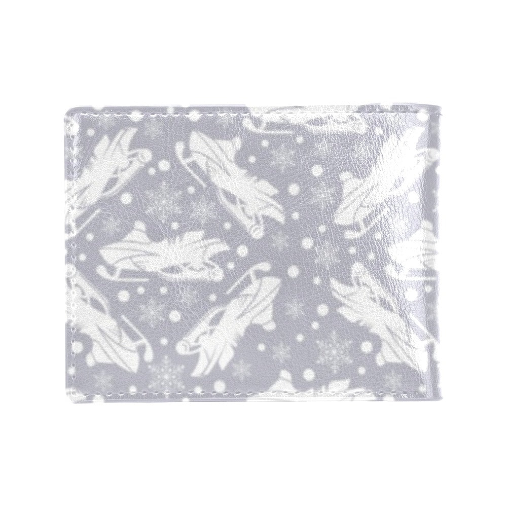 Snowmobile Print Design LKS302 Men's ID Card Wallet
