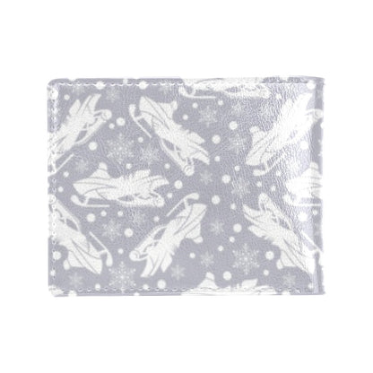 Snowmobile Print Design LKS302 Men's ID Card Wallet