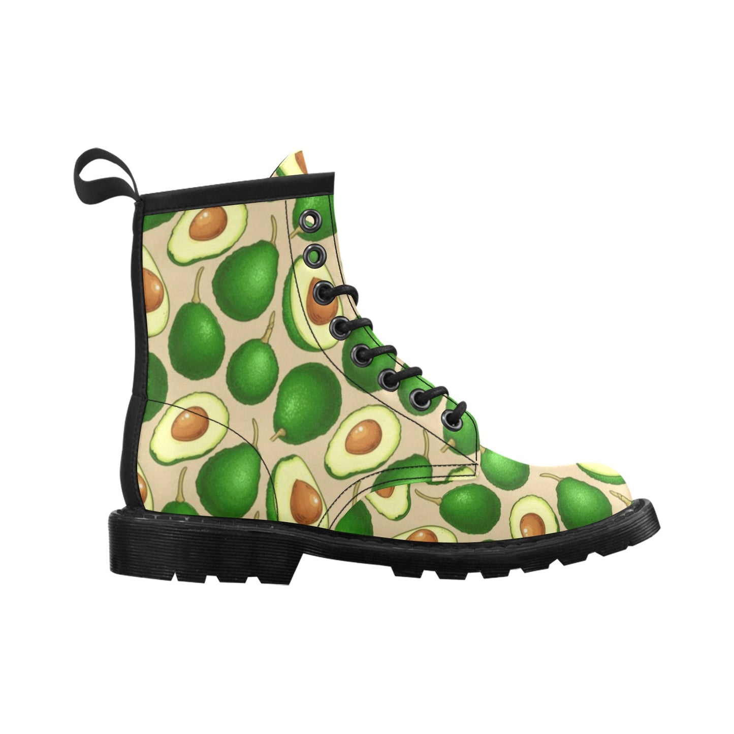 Avocado Pattern Print Design AC010 Women's Boots