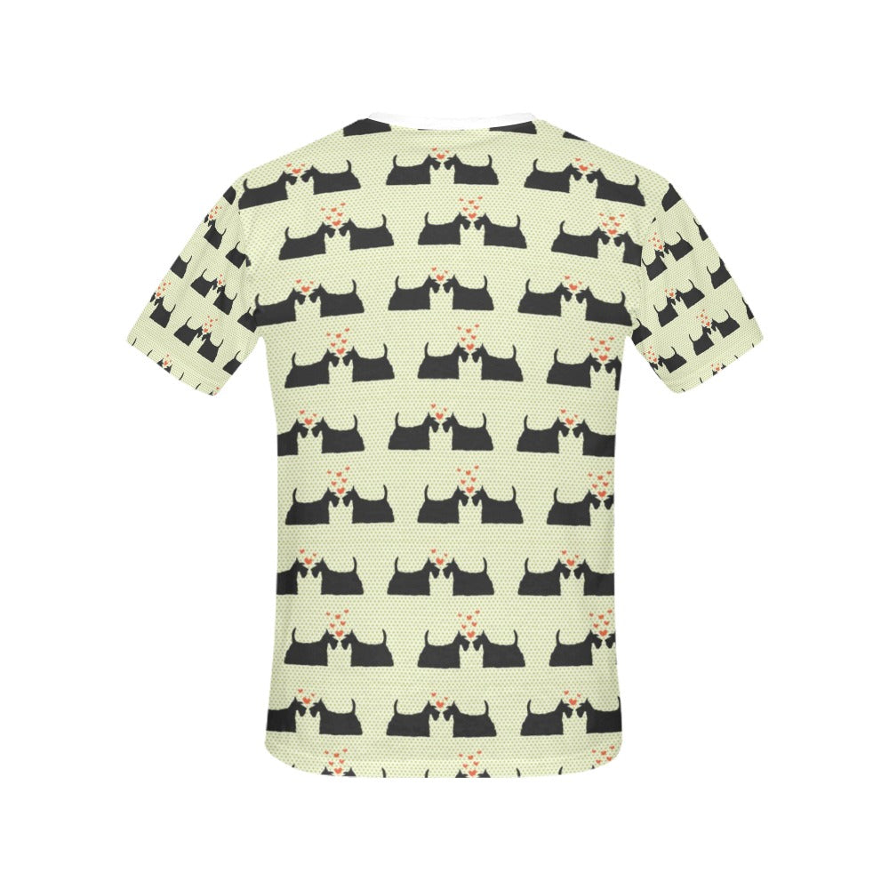 Scottish Terriers Print Design LKS304 Women's  T-shirt