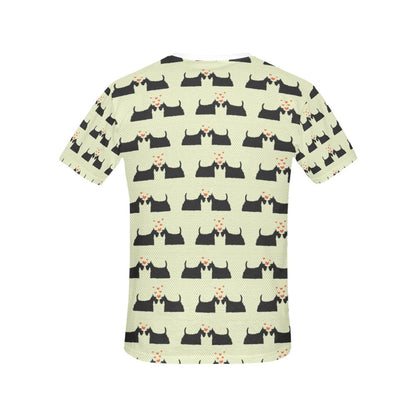 Scottish Terriers Print Design LKS304 Women's  T-shirt