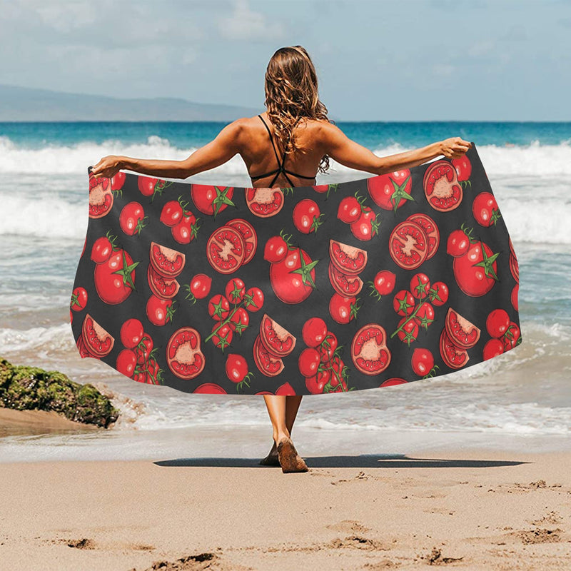 Tomato Print Design LKS303 Beach Towel 32" x 71"