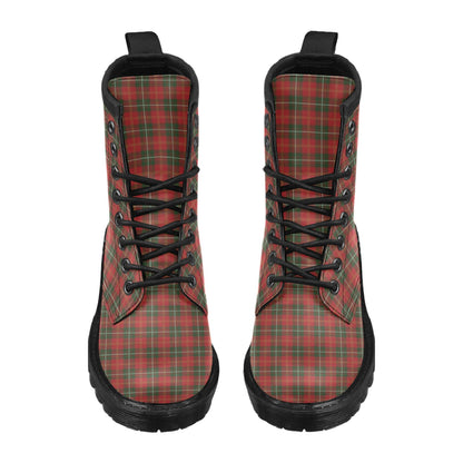 Holiday Tartan Plaid Pattern Women's Boots