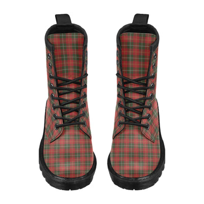 Holiday Tartan Plaid Pattern Women's Boots