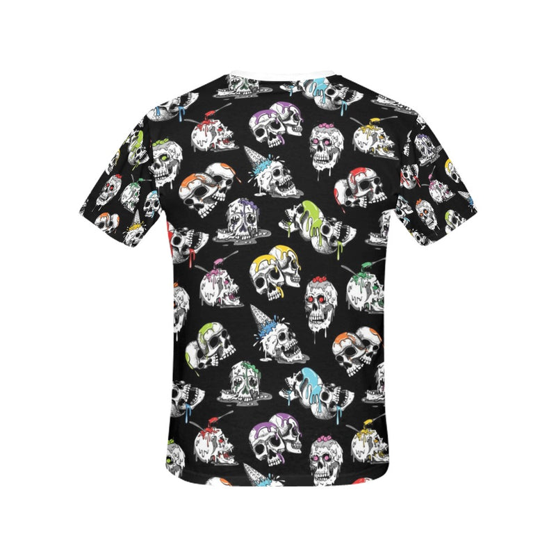 Skull Print Design LKS3013 Women's  T-shirt