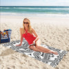 Samoan Pattern Print Design LKS302 Beach Towel 32" x 71"