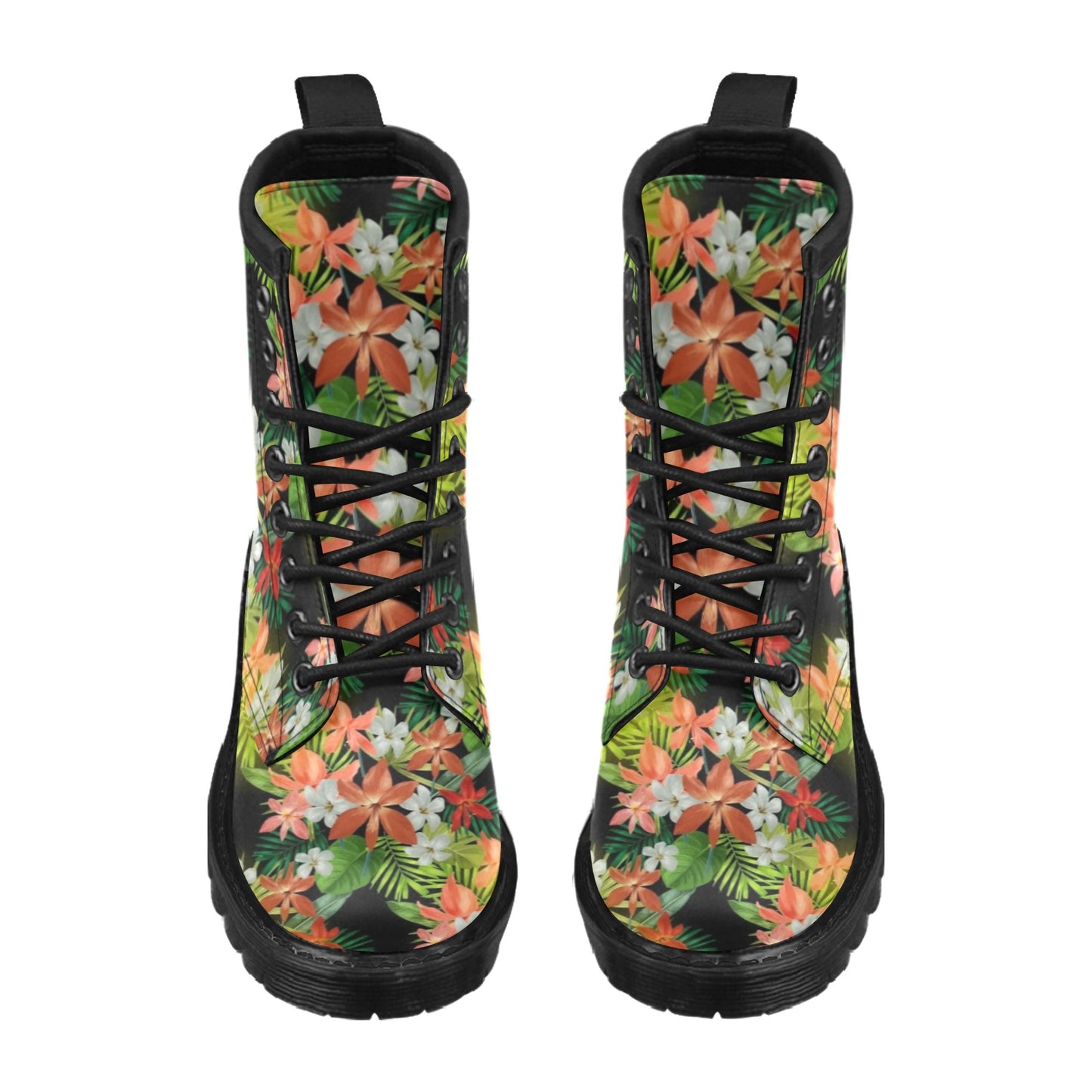 Amaryllis Pattern Print Design AL07 Women's Boots