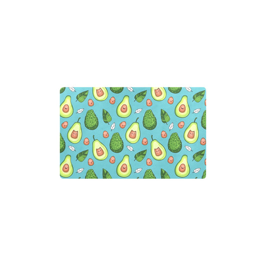 Avocado Pattern Print Design AC05 Kitchen Mat