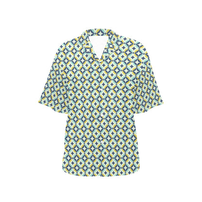 Swedish Design Pattern Women's Hawaiian Shirt